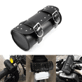 thumbnail image 5 of Universal PU Leather Tool Bag Front Fork Handlebar Saddlebag Roll Racing Tail Storage, 5 of 6