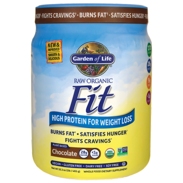 Garden of Life Weight Loss Supplements Raw Organic Fit High Protein for