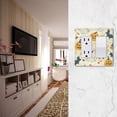 thumbnail image 5 of Yayeee Rocker Switch Wall Plate 3-Gang 6.5"x4.6" Home Decorative Outlet Cover, Halloween Cute Ghosts, 5 of 6