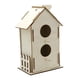thumbnail image 1 of Nido de pájaro de madera DIY, casa de pájaros, jaula de pájaros sin ensamblar, caja nido hecha a mano para 19cmx12cmx8cm, 1 of 8
