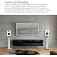 thumbnail image 5 of Kanto REN MW Bluetooth Powered Bookshelf Speakers - Matte White Pair with Kanto SP26PLW 26" Fixed-Height Stands for Bookshelf Speakers - White Pair (2024), 5 of 9