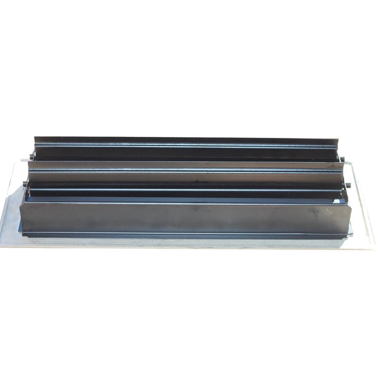 Madelyn Carter Empire Floor and Wall Registers - Flat Black (Cast Aluminum  Core), 2 x 10 (Overall Size: 3-1/2 x 11-1/2) Floor Vent Cover - Wall  Vent Cover - Includes Mounting Clips - Walmart.com