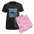 thumbnail image 5 of CafePress - Shark Bait Pajamas - Women's Short Sleeve Print T-Shirt and Pants Dark Cotton Pajama Set, 5 of 7