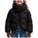 thumbnail image 2 of Parkas de manga larga para otoño e invierno para niños, de color liso, falsas, de dos piezas, de manga larga, con capucha, gruesas, cálidas, acolchadas, bonitas, informales, acolchadas, para niños y n, 2 of 9