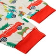 thumbnail image 6 of URMAGIC Matching Christmas Family Pajamas Sets Xmas Pyjamas with Cartoon Car and Christmas Tree Long Sleeve Tee and Bottom Loungewear Sleepwear, 6 of 8