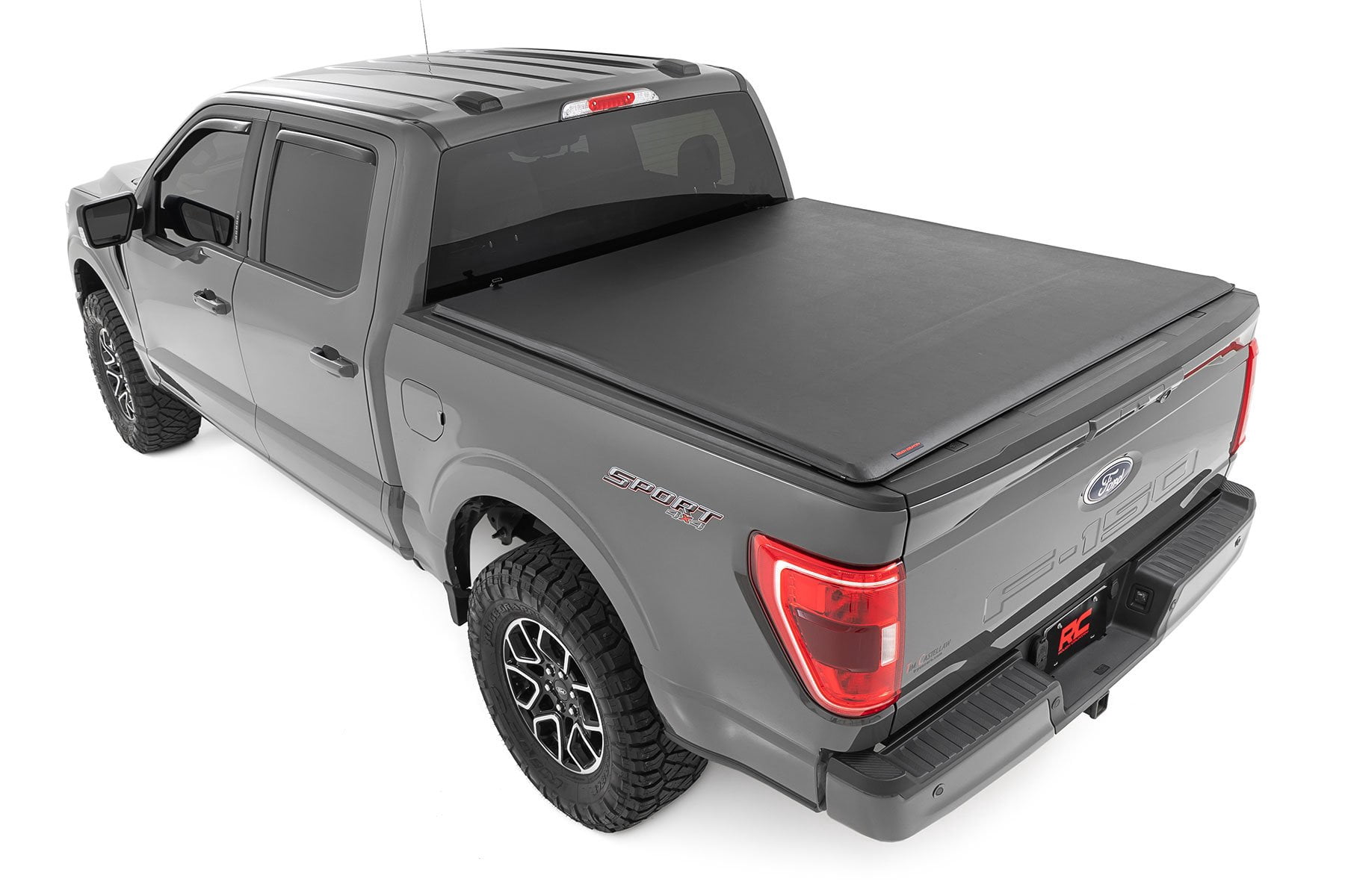 Rough Country Soft Roll-Up Bed Cover for 2015-2026 Ford F-150 | 5'7" - 42220550