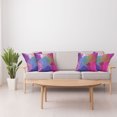 thumbnail image 4 of Ambesonne Abstract Throw Pillow Cover 4 Pack, Waves in Hand-drawn Style, 24", Multicolor, 4 of 7