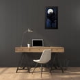 thumbnail image 4 of Phillip, Jamie 14x24 Black Modern Framed Museum Art Print Titled - Night Moon, 4 of 5