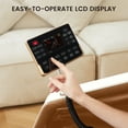thumbnail image 5 of Real Relax 3D Massage Chair, Full Body Zero Gravity Recliner with SL Track, Yoga Stretching, Foot Rollers, Bluetooth, Heating, Brown, 5 of 8