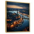 thumbnail image 2 of Designart "Cityscape Spot Copenhagen Beautiful wall art II" Cityscapes Floater Framed Canvas Print, 2 of 7