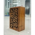 thumbnail image 2 of Wooden Urn for Adult Human Ash Male and Female & Pet Dog & Cat Handmade Memorial Rosewood Cremation Urn Box for Condolence Gifts, 2 of 4