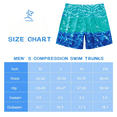 thumbnail image 7 of Lollipie Mens Swim Trunks with Compression Liner 5.5" Inseam Quick Dry Bathing Suit Lightweight Swimming Shorts Bathing Trunks Swimwear Board Shorts, 7 of 7