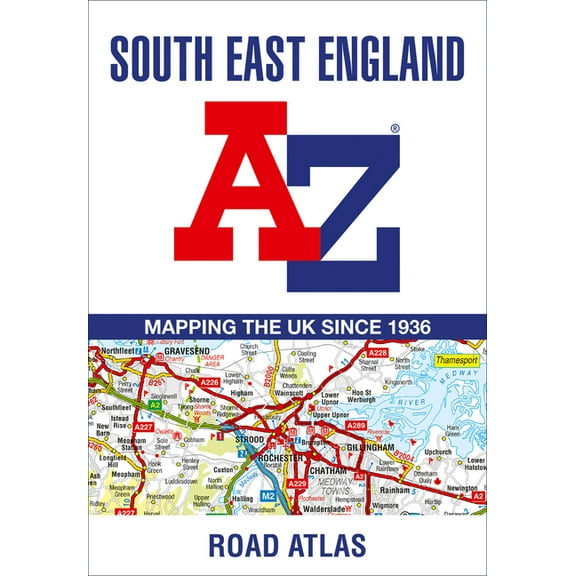 South East England Regional A-Z Road Atlas, (Paperback)