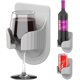 thumbnail image 1 of Tenedor de la copa de vino, tenedor del vaso, portavasos montado en la pared del silicón para el cuarto de baño/rv/camión, cerveza/vino, 1 of 1