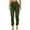 Olive Green, variant on WREESH Womens Jeans Fashion Denim Button Zipper High Waist Pockets Jeans Camouflage Long Pants Olive Green