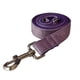 thumbnail image 4 of Pet Dog Collar and Leash, Velvet Dog Collar and Leash, Soft and Comfortable, Adjustable Collars for Dogs Dark Purple Pink Velvet Dog Collar Double Kno, 4 of 5