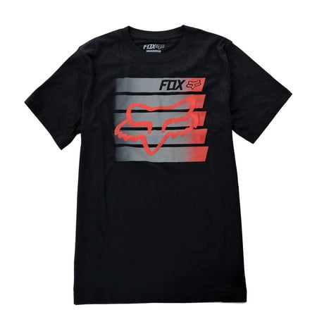 - Fox Racing Boy's Short Sleeve T-Shirt Black X-Large