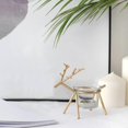thumbnail image 3 of Nordic Deer Candle Holder Glass Iron for Home Adornment 2Pcs, 3 of 5