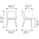 thumbnail image 4 of Silla de Comedor Kessa Muebles Daniel Blanco, 4 of 8