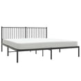 thumbnail image 4 of vidaXL Metal California King Bed Frame with Headboard, Under-Bed Storage, Heavy-Duty, No Mattress, 4 of 4