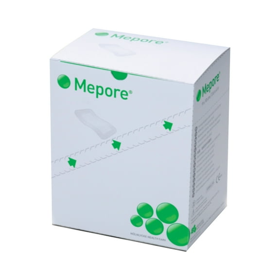 Molnlycke Mepore Composite Dressing, 3-1/2 X 14 Inch Rectangle, Sterile, Box of 30