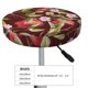 thumbnail image 4 of Disketp Leaf And Fruit Funda Redonda para Taburete, Funda de Cojín para Silla de Bar Suave y Elástica-12 inch, 4 of 7