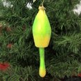 thumbnail image 3 of Lime Green Glittered Mushroom - 1 Glass Ornament 8.25 Inch, Glass - Ornament Chartreuse Wild 17980, 3 of 3