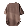 thumbnail image 3 of Enjoytime Mens Shirts Casual Short Sleeve V-Neck Solid Color T Shirt Summer Lightweight Fashion Shirt, 3 of 6