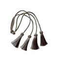 thumbnail image 4 of Curtain Pull Cords Fixing Ropes with Decorative Rings 2PCS Curtain Accessories for Window Blind, 4 of 4