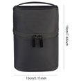 thumbnail image 4 of Bolsas De Maquillaje Bolsa de cosméticos de nailon con forma de barril multifuncional con cremallera para suministros de viaje Likrtyny Cuidado Belleza, 4 of 4
