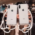 thumbnail image 2 of Funda cruzada transparente para iPhone 13 Pro Max 12 Pro Max 11 SE 2020 XS Max X XR 7 8 6 6S Plus 5 5S, cordón ajustable Fivean unisex, 2 of 2