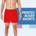 thumbnail image 4 of Badger Smith - Men's Boxer Shorts, Comfortable Cotton Boxers, 100% Cotton Print Multicolor Boxers for Men, Multi Pack, Small, 4 of 7