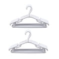 thumbnail image 1 of BLANCO - Paquete de 20 Piezas Percha Perchas Antideslizantes para Ropa Infantil Perchas PP para Bebé O Niño 27 x 15 cm, 1 of 5