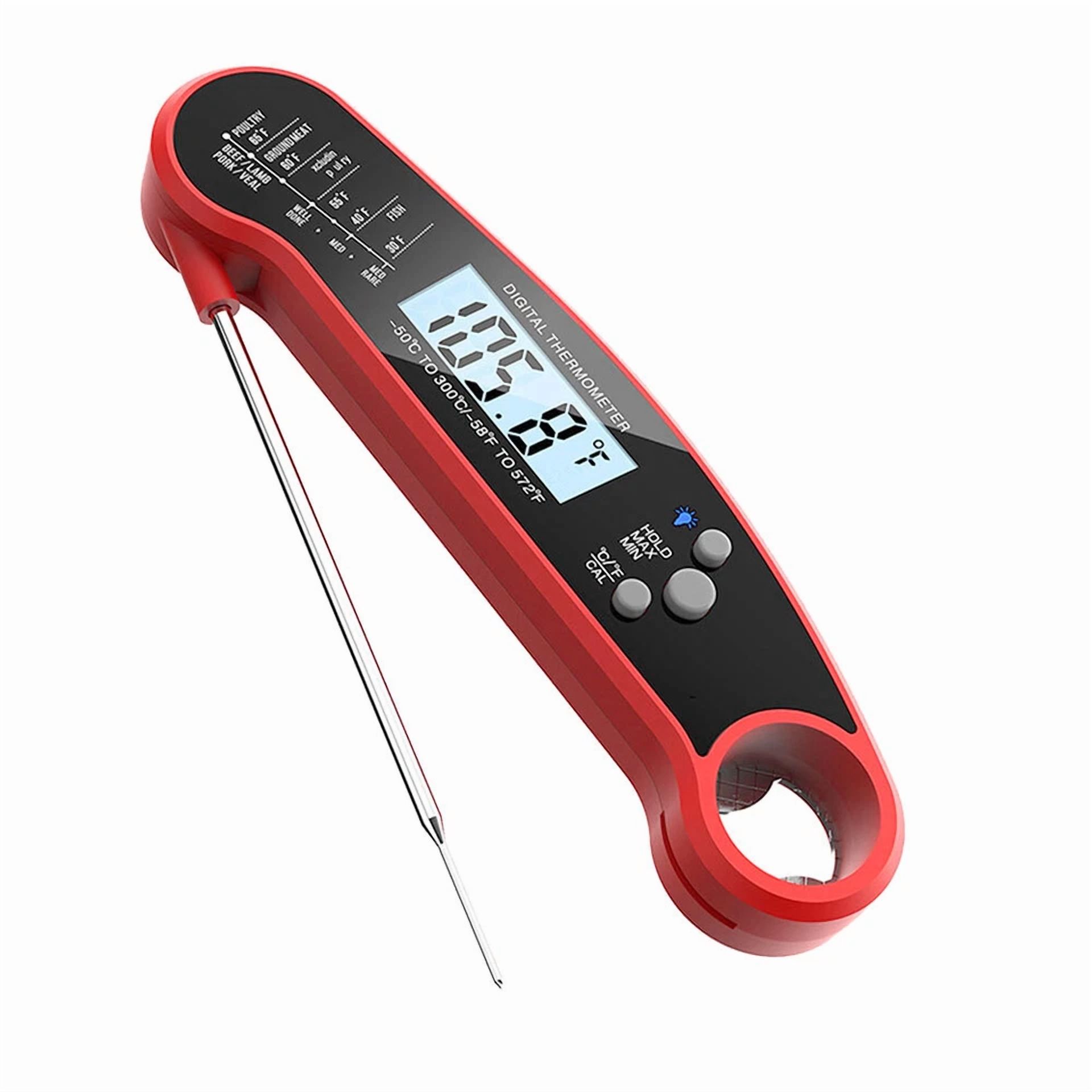 Meat Food Thermometer Digital Fast Instant Read For Cooking Bbq Grill Kitchen