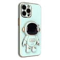 thumbnail image 2 of GROFRY Phone Protective Case Electroplated Cartoon Foldable Shockproof Wear-resistant Camera Protector Multifunctional Astronaut Mobile Phone Cover with Stand for iPhone 14/Pro/Max (Plus)/Pro Max, 2 of 8