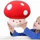 thumbnail image 1 of Mushroom stuffed animal pillow, cute big mushroom soft pillow, home decoration gift animal plush toy doll, 1 of 4