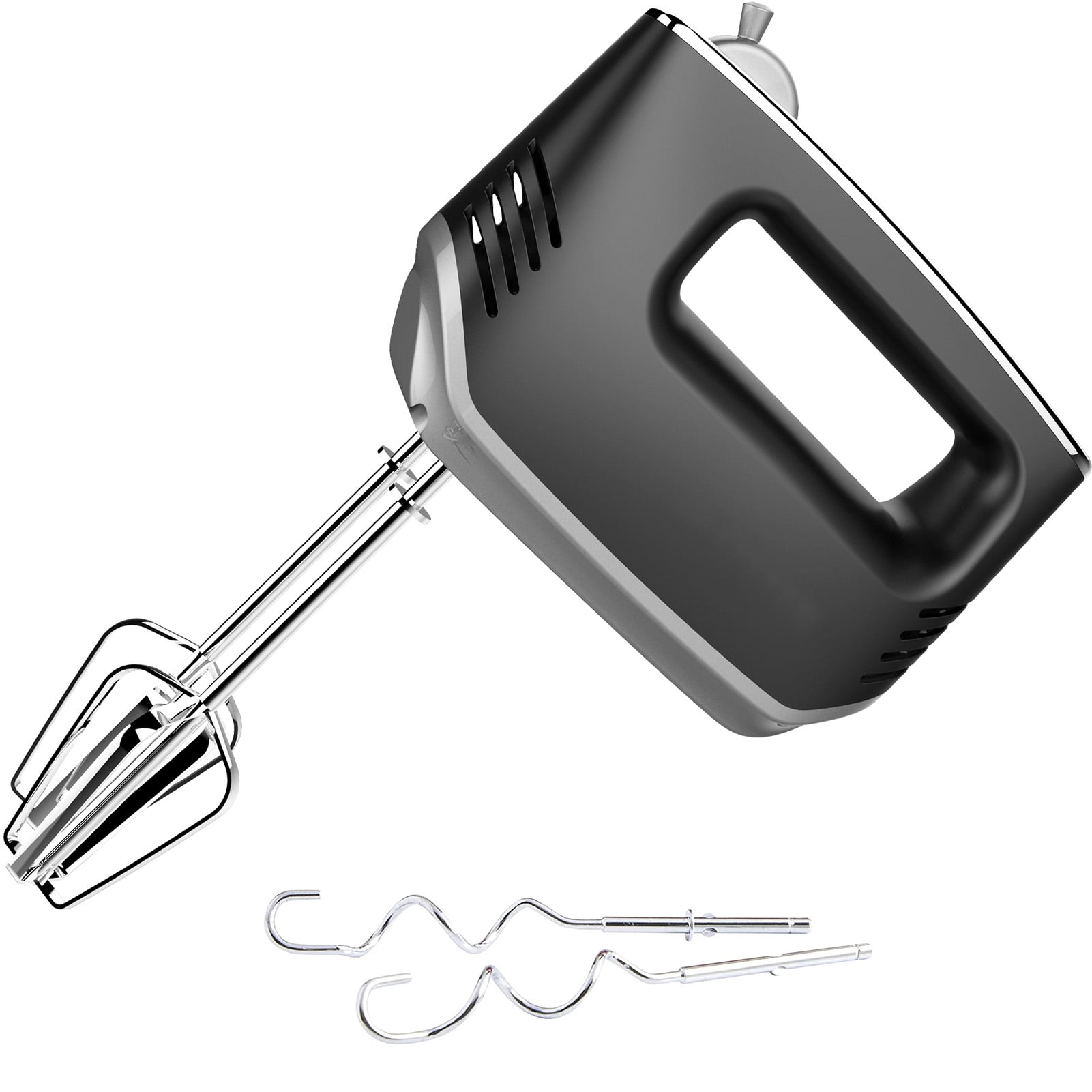 Camkey 5Speed Electric Hand Mixer, Beaters, Whisk, Black