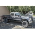 thumbnail image 3 of Replacement For 2009-2016 Ford F250 F350 F450 F550 Crew Cab Models | EOS Visors JDM In-Channel Style SMOKE TINTED Side Vents Window Deflectors Rain Guard DWV-V20_DWV-V21, 3 of 12