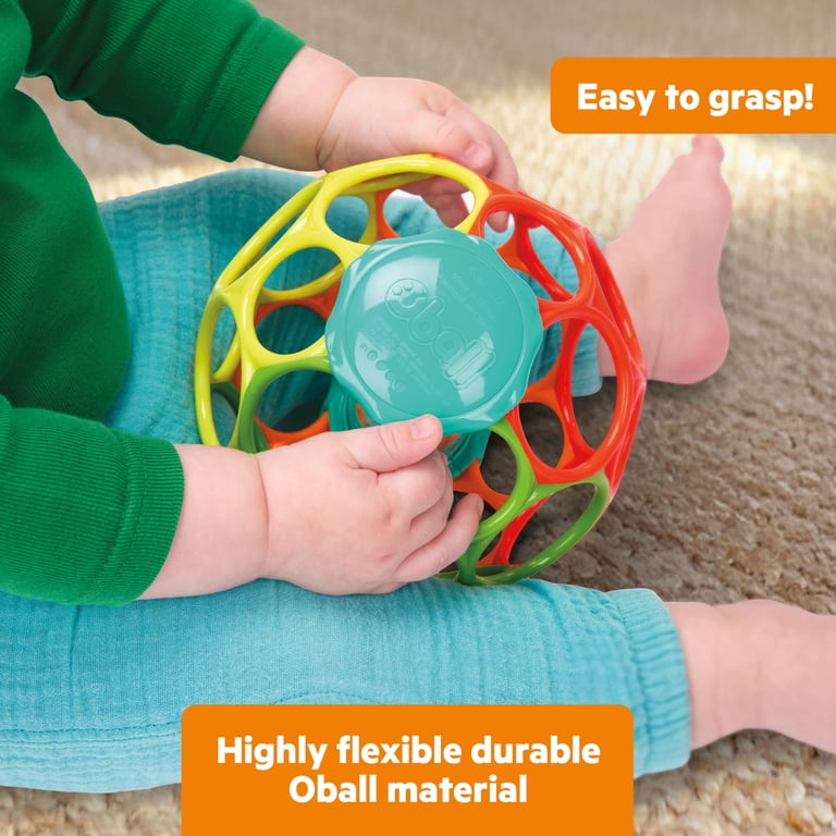Bright Starts Oball Rollin' Rainstick Rattle, 6 Inches photo 4