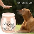 thumbnail image 3 of Walbest Small Urn for Ashes Cremation Keepsake Mini Funeral Urns for Human Pets Ashes Stainless Steel Memorial Ashes Holder Boxes, 3 of 6