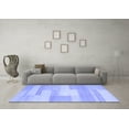 thumbnail image 3 of Ahgly Company Indoor Rectangle Abstract Blue Contemporary Area Rugs, 7' x 9', 3 of 4