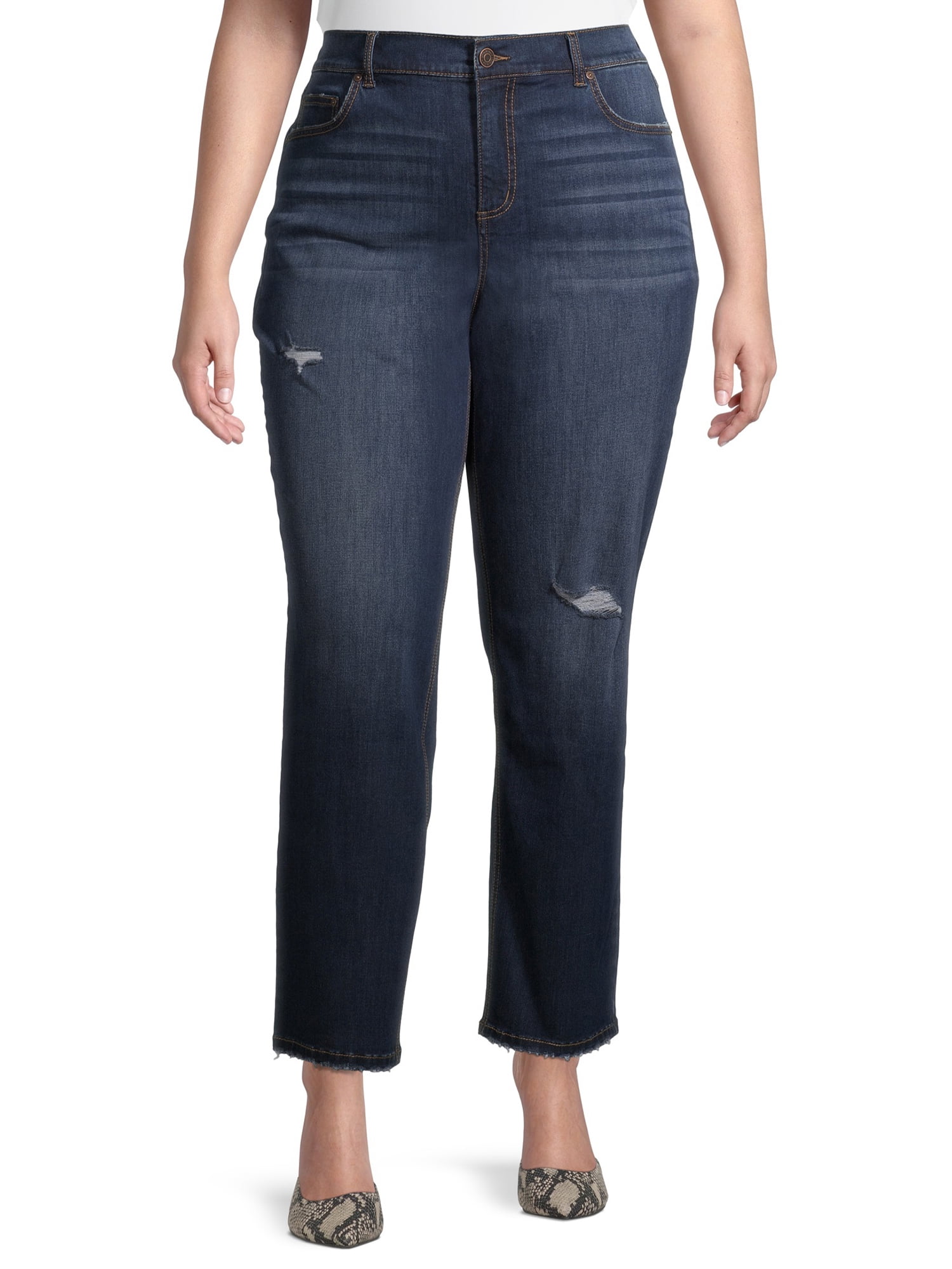 terra & sky straight jeans