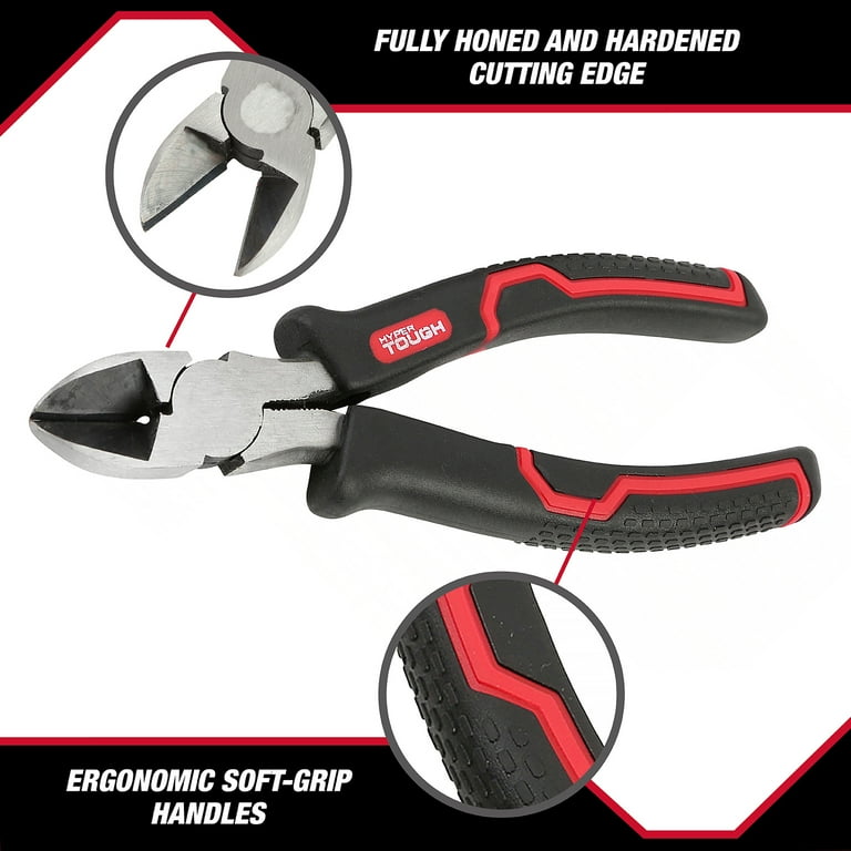 Hyper Tough 6-Inch Diagonal Cutting Pliers, 5367V