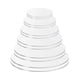 thumbnail image 1 of Inteprter 2 piezas de disco acrílico para pastel, portátil, reutilizable, lavable, transparente, repuesto para el hogar, bandeja para cupcakes, Herramientas y accesorios para hornear 16cm, 1 of 6