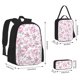 thumbnail image 2 of Balery Rose Flowers Mochila escolar 3 en 1 para niños: mochila resistente con lonchera térmica y estuche para lápices. Mochila escolar para niños y niñas., 2 of 7