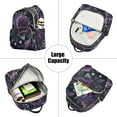 thumbnail image 5 of FORMRS Mini Backpack Purse for Women Travel Daypack Casual Shoulder Bag, Roses and Pearls, 5 of 7