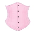 thumbnail image 4 of DuoJiaJ Womens Waist Cincher Corset, Lace Up Shaping Belt Festival Outfit Pink Sizes XS-2XL, 4 of 7