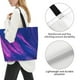 thumbnail image 3 of Disketp Neon Gradient Blue Bolsa Tote Estampada para Mujer, Bolso de Hombro y de Mano para Compras y Viajes, 3 of 8