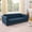 Dark Blue+Foam+1 Seat, variant on XIZE Oversized Pet Sofa,Elegant Modern Linen Fabric Elevated Dog Sofa Bed,Comfortable Oversized Rectangular Pet Bed with Backrest Armrest for Large Oversized Dogs-Olive Green