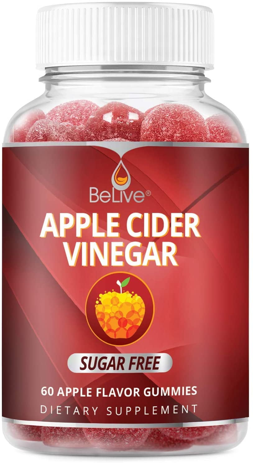 Sugar Free Apple Cider Vinegar Gummies Healthy for Women, Men, and